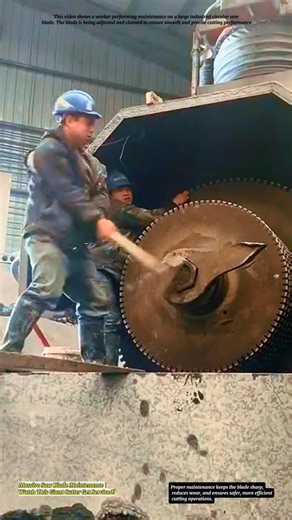 Massive Saw Blade Maintenance | Watch This Giant Cutter Get Serviced!