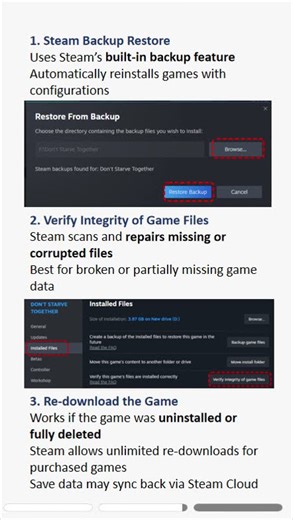 How to Recover Lost or Deleted Steam Game Data (Quick Guide) #steam