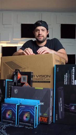 7.5K views · 156 reactions | Let’s build a gaming pc for my little brother! Excited to hook him up and huge shoutout to @LianLi for the sweet parts and one of the coolest things I get to do. Thanks again! #lianli #gamingpc #pcsetup #pcbuild #gaming | CircuitBoredd | Facebook