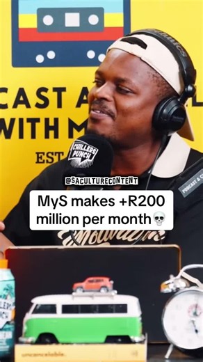 MyS makes R200 million per month💀 . . . . . #saculturecontent #podcastandchillwithmacg #musicpulse #spreadinghumours #podcastandchill