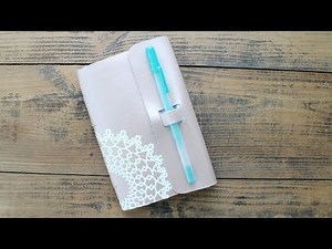 DIY Leather Notebook with the Cricut Maker