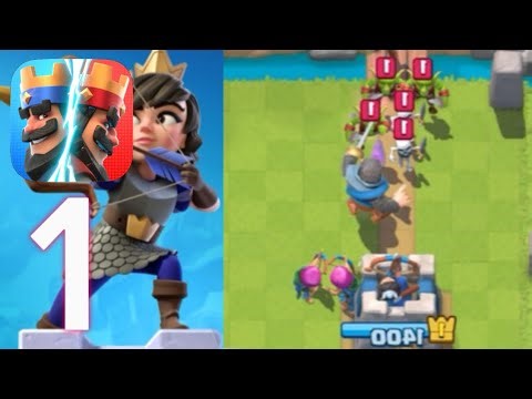 Clash Royale: Part 1 - Training Arena Completed Walkthrough (iOS/Android Gameplay)