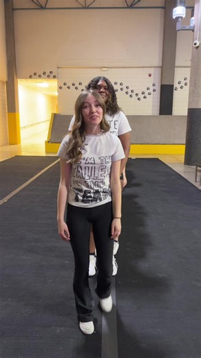 The count down to our first comp begins with some “white lies” #whitelies #cheer #varsity #cheerleading #trend