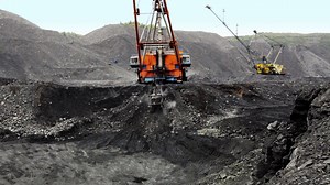 Heavy Machinery Utilized In Coal Mining Stock Footage SBV-349221876 - Storyblocks