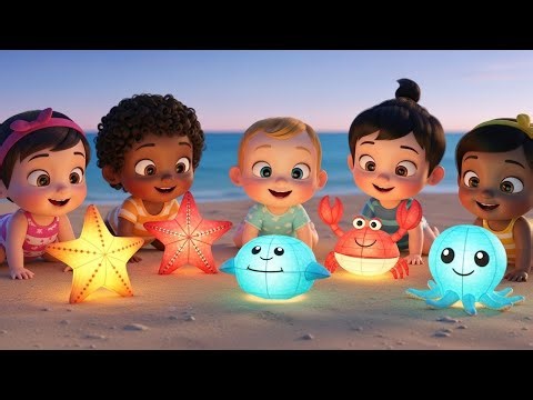 The Baby Beach Lanterns 🏖️✨ | Fun Learning for Kids | Beach Adventure Video