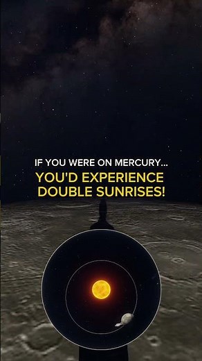 Two Sunrises, One Planet. Welcome to Mercury! 🌅