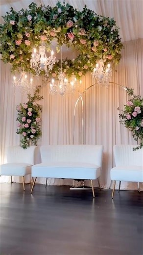 Diy- Hanging Floral Hoop in a Canopy