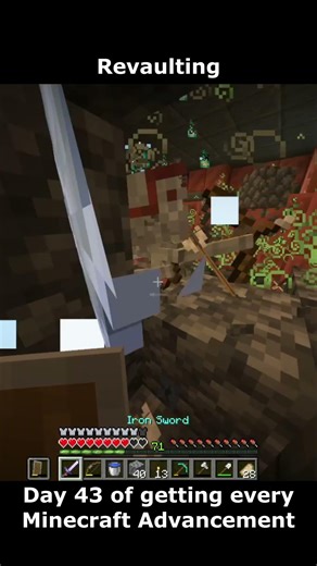 Day 43 of getting every Minecraft Advancement (Revaulting)