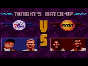 NBA Jam Tournament Edition (Genesis): Co-op Bonus #3: Fresh Prince and Larry Bird vs Rockets