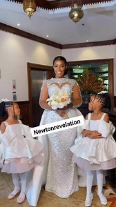 Beautiful Bride with the little angels. #wedding #weddingphotography #weddinginspo #nigeria #lagosnigeria #newtonrevelation | Newton Revelation