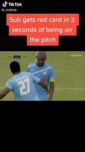 Fastest sub red card! 🟥⚽️ #foryoupagereels #fypviral #foryoupage #football #footballplayer #soccer #footballmoments #soccerlife #redcard #sentoff | The Sports Edit