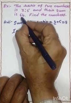 Ratio #matexample#nicehs #mathstricks #example#nice