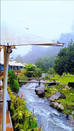 Glamping Gunung Mas Puncak Bogor 🏕 #glamping #river #puncakbogor #gunungmas