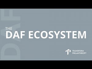 The Donor-Advised Fund Ecosystem