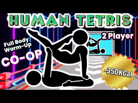 HUMAN TETRIS CO-OP 2 PLAYER | High Quality Immersive Interactive Warm Up #11
