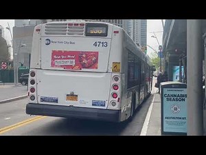 xd60 B38 bus at Fulton street