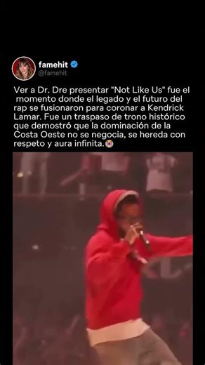 Dr. Dre y Kendrick Lamar: El traspaso de trono más épico😭