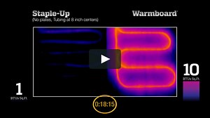 Thermographic Video - Staple Up vs. Warmboard