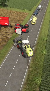 393K views · 1.3K reactions | Rookie farmer overturned trailer on the side of the road!  #farming #famingsimulator25 #Agriculture #tractor #loader | Mazarat Gaming | Facebook