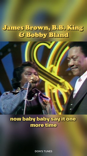 986K views · 40K reactions | James Brown, BB King & Bobby Bland perform an improvised slow blues jam live on Soul Train (1975) #jamesbrown #soultrain #bbking #bobbybland #bluesmusic | Don's Tunes | Facebook
