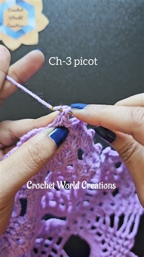 Easy Crochet border pattern #makewithme #shorts