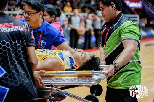 Justin Lozano conscious, rushed to hospital after scary fall