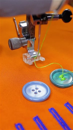 Jahitnesia on Instagram: "Sewing Buttons Securely Using Portable Machine. Discover how to sew buttons securely with a semi-portable sewing machine. This reel focuses on strong attachment, proper positioning, and stitch balance to help your buttons stay firm even with frequent use. #buttonrepair #portablemachine #sewingreels"