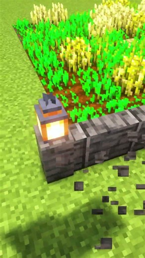 Minecraft How To Make Automatic Farm #minecraft #minecraftshorts