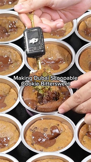 Who wants Dubai Scoopable Cookie Bittersweet 😍👆🏻 #bittersweetbynajla