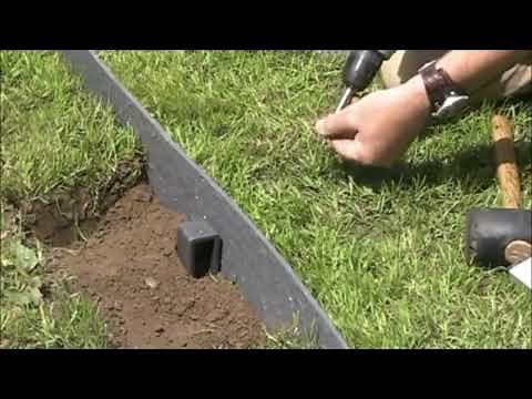 Installer des bordures de jardin avec Ecolat