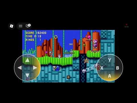 Playing my adventure mode in the classic Sonic simulator (test server)#sonicthehedgehog