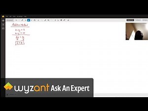 This video demonstrates using the addition method.