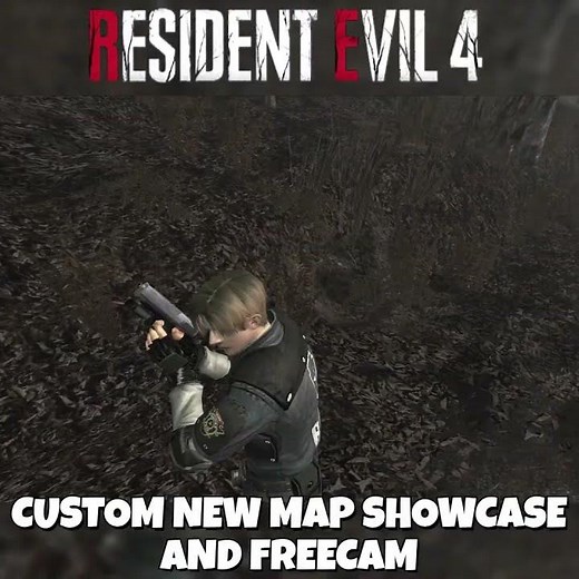 WHAT MAP IS THIS? CUSTOM NEW MAP SHOWCASE AND FREECAM! || Resident Evil 4 UHD #shorts