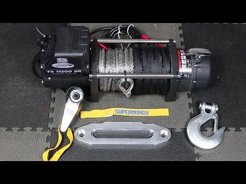 How to Install Superwinch Tiger Shark TS 11500 SR Winch Jeep Wrangler Motorz