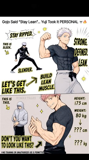 Gojo Said “Stay Lean”… Yuji Took It PERSONAL 💀🔥 RESULT WAS INSANE 😳