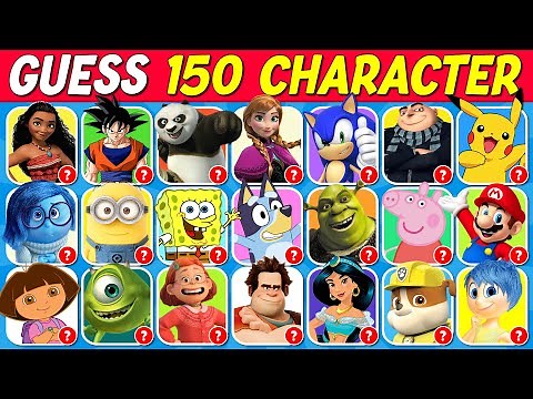 Can You Guess the CHARACTER in 3 Seconds? | Moana, Despicable Me, Inside Out & More