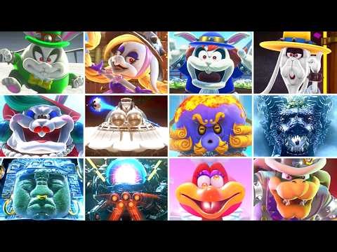 Super Mario Odyssey (Switch 2) - All Bosses & Ending (No Damage) [4K]