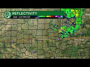 LIVE RADAR UPDATE: Severe Storm in Tulsa, More Hailers Later Today