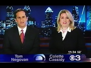 KYW-TV NEWS-Philadelphia, PA.-4/25/04-Tom Negovan, Colette Cassidy