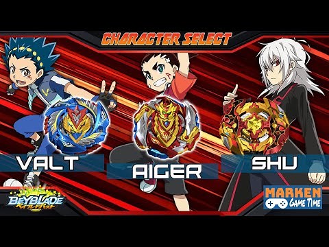 Valkyrie vs Achilles vs Spriggan - Beyblade Burst Turbo [Anime/Video Game STYLE]