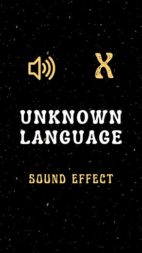Unknown Language Sound Effects Compilation