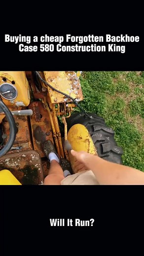 Buy a cheap Forgotten Backhoe Case 580 Construction King! Will It Run#recovery #engine #willitrun #restoration #old #truck #tractor #repair #fyp #tiktok | Tube Restoration