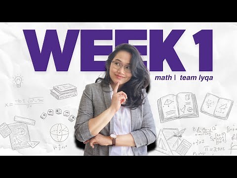 CSE 2025 (Math) - Week 1 Compilation | Team Lyqa Study Outline