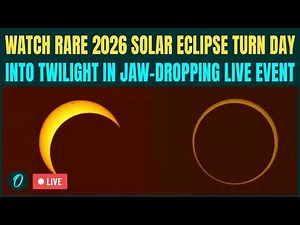Watch Solar Eclipse 2026 LIVE| ‘Ring of Fire’ LIGHTS UP Skies of Antarctica, S.America| Eclipse LIVE