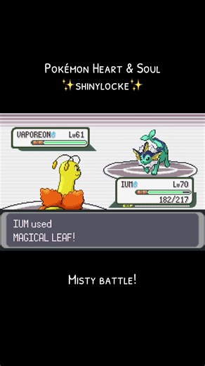 Challenging Pokémon Heart & Soul Misty Battle