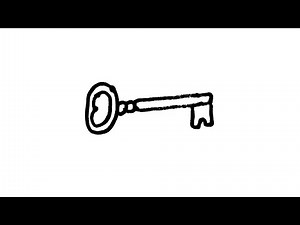 Draw a Key for Kids Easy
