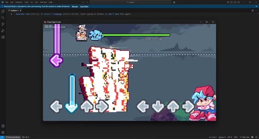shaders are a pain so missingno will move your arrows and screen on Pc and only notes on mobile #fridaynightfunkin #gaming #gamingcommunity #fnf #fypシ゚viral
