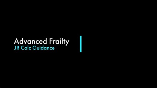 Advanced Frailty