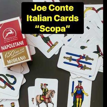 Playing The Italian Card Game “Scopa”