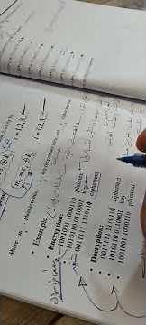 1️⃣ التشفير vernam cipher (one-Time pad) فصل ثاني